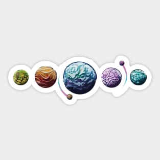 Astroneer Planets Sticker